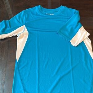 Ocean blue and white rashguard Zeroxposure 18/20